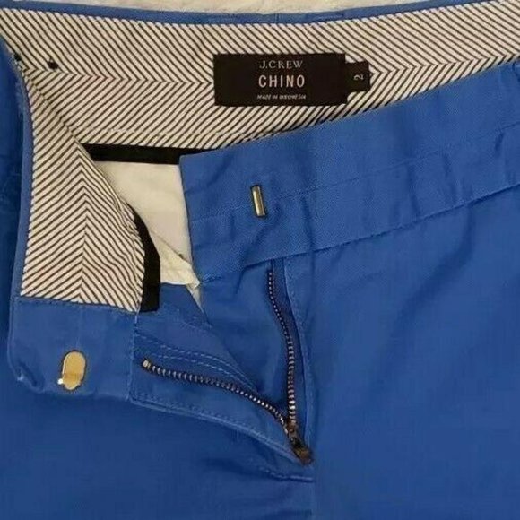 J. Crew Womens Sz 2 Blue Denim Chino Shorts - Picture 4 of 9